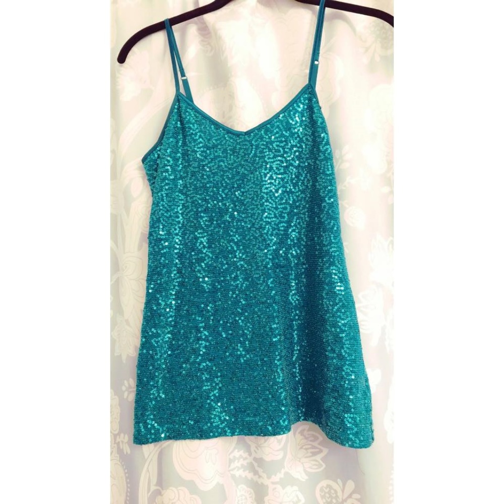 Express Sequin Tank